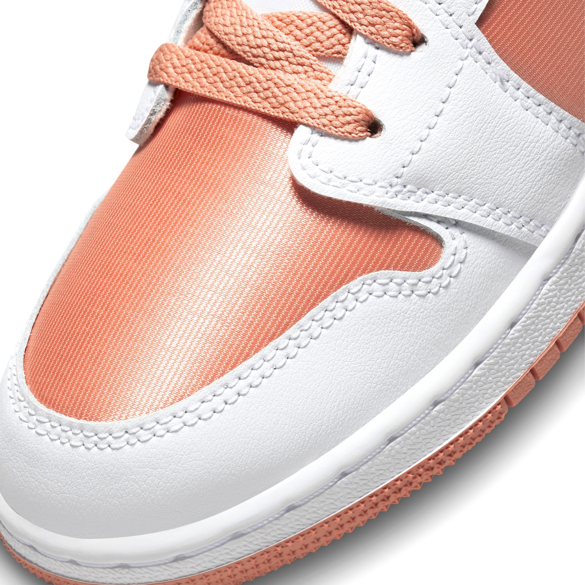  NIKE AIR JORDAN 1 LOW WHITE LIGHT MADDER ROOT GS DM8960-801 