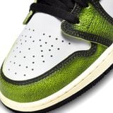  NIKE AIR JORDAN 1 LOW WHITE BLACK GREEN GS DO8244-003 