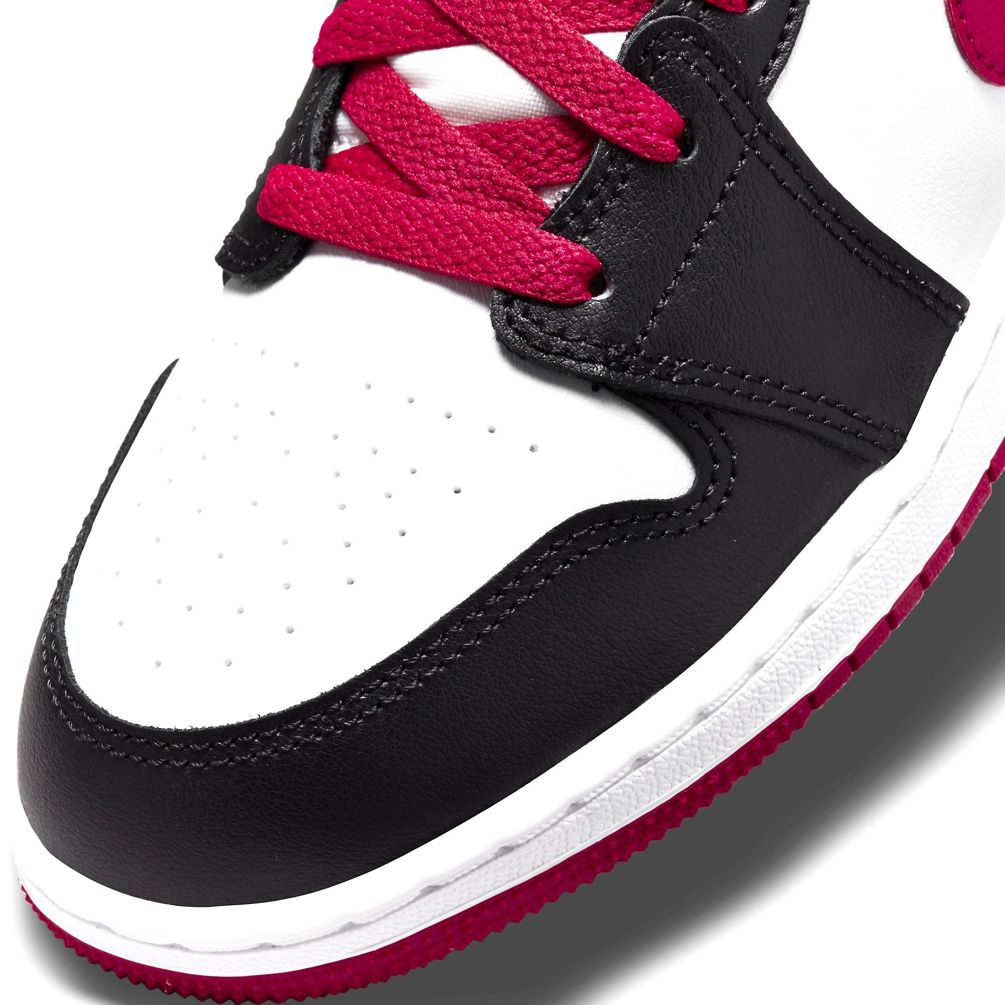  NIKE AIR JORDAN 1 MID WHITE VERY BERRY 554725-016 