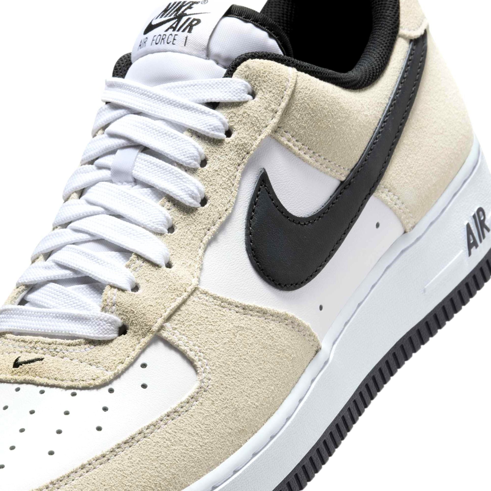  NIKE AIR FORCE 1 '07 LV8 PHOTON DUST BLACK IB6388-100 