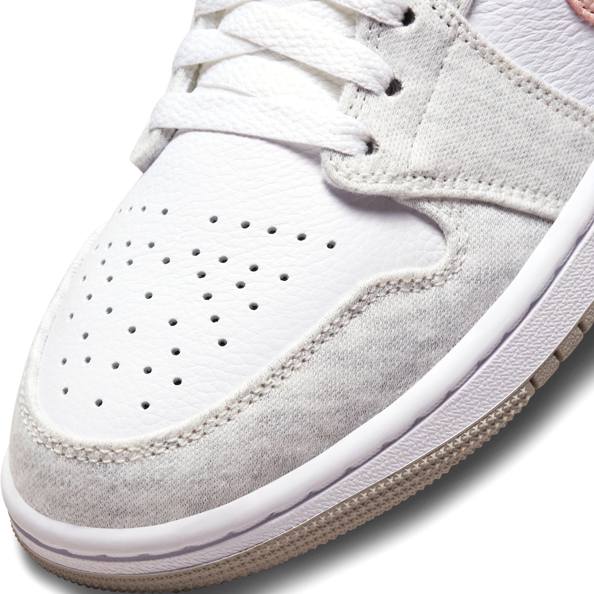  NIKE AIR JORDAN 1 MID SE WHITE LIGHT IRON ORE DN4045-001 