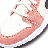  NIKE AIR JORDAN 1 MID SE ORANGE SUEDE GS DV1336-800 