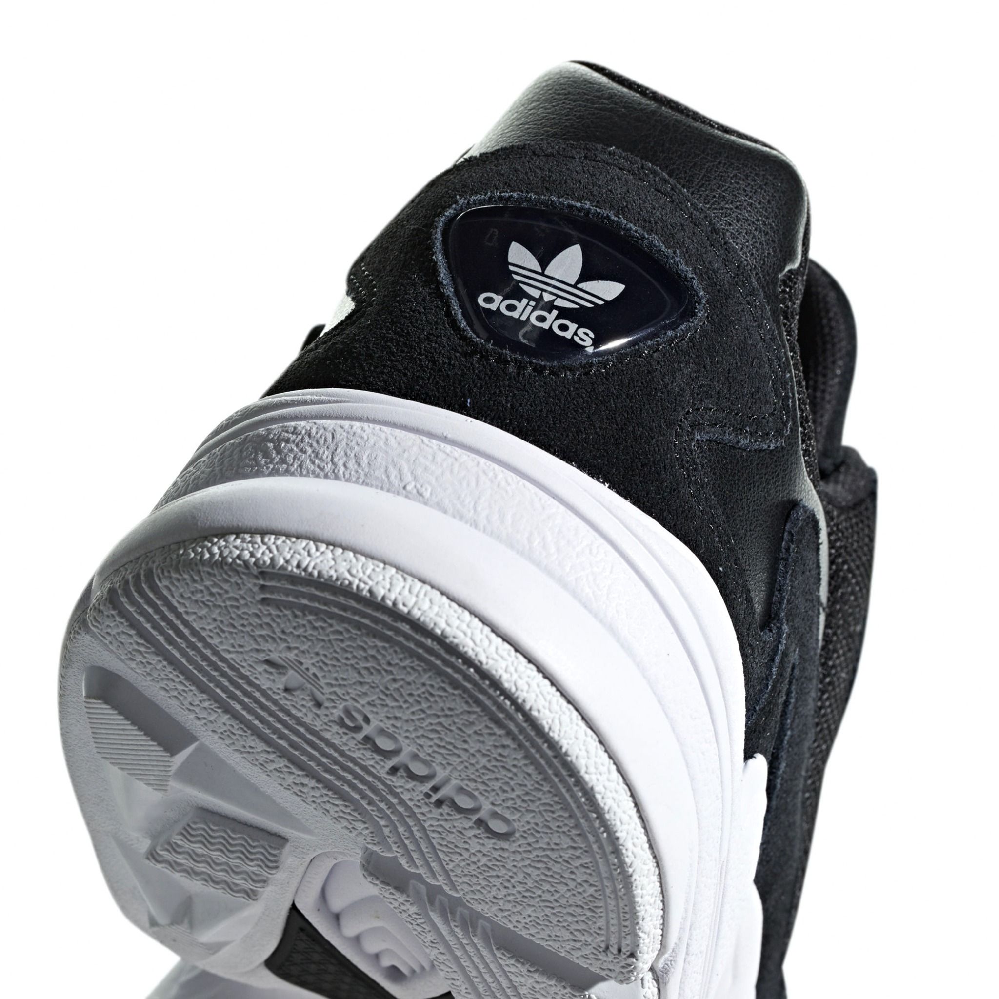  ADIDAS FALCON CORE BLACK CLOUD WHITE B28129 