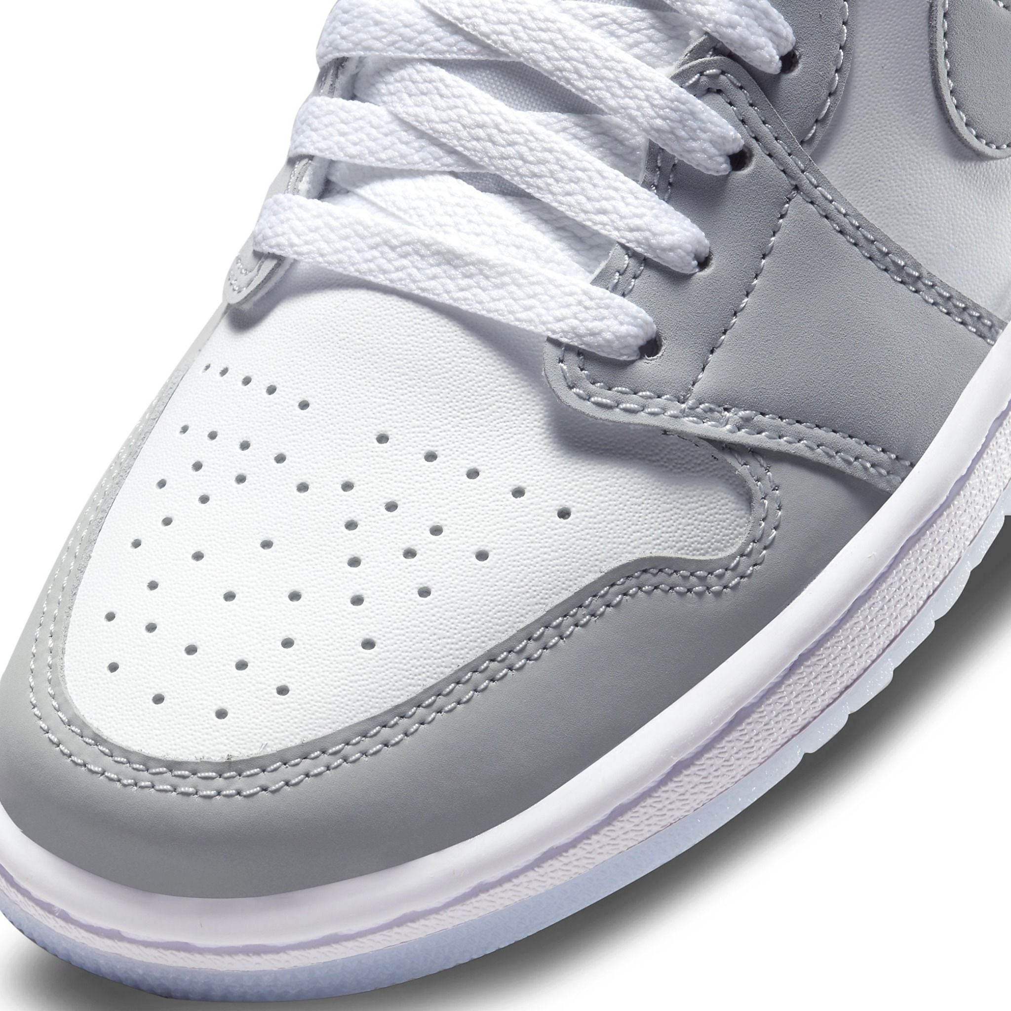  NIKE AIR JORDAN 1 LOW WHITE WOLF GREY W DC0774-105 