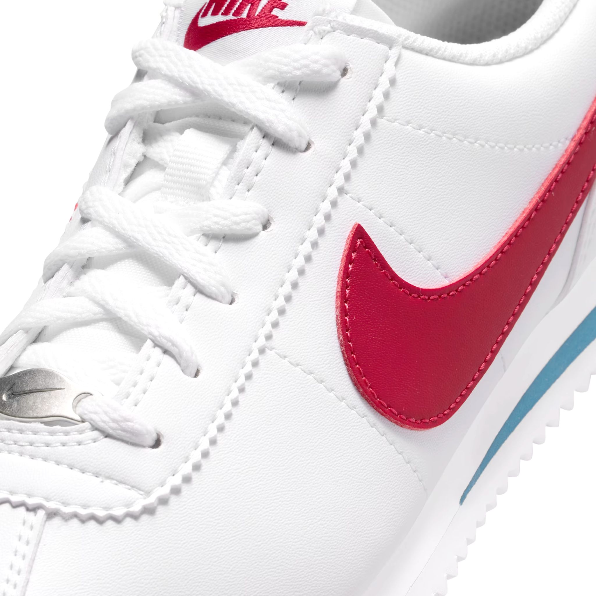  NIKE CORTEZ LEATHER WHITE VARSITY BLUE RED DN1791-108 