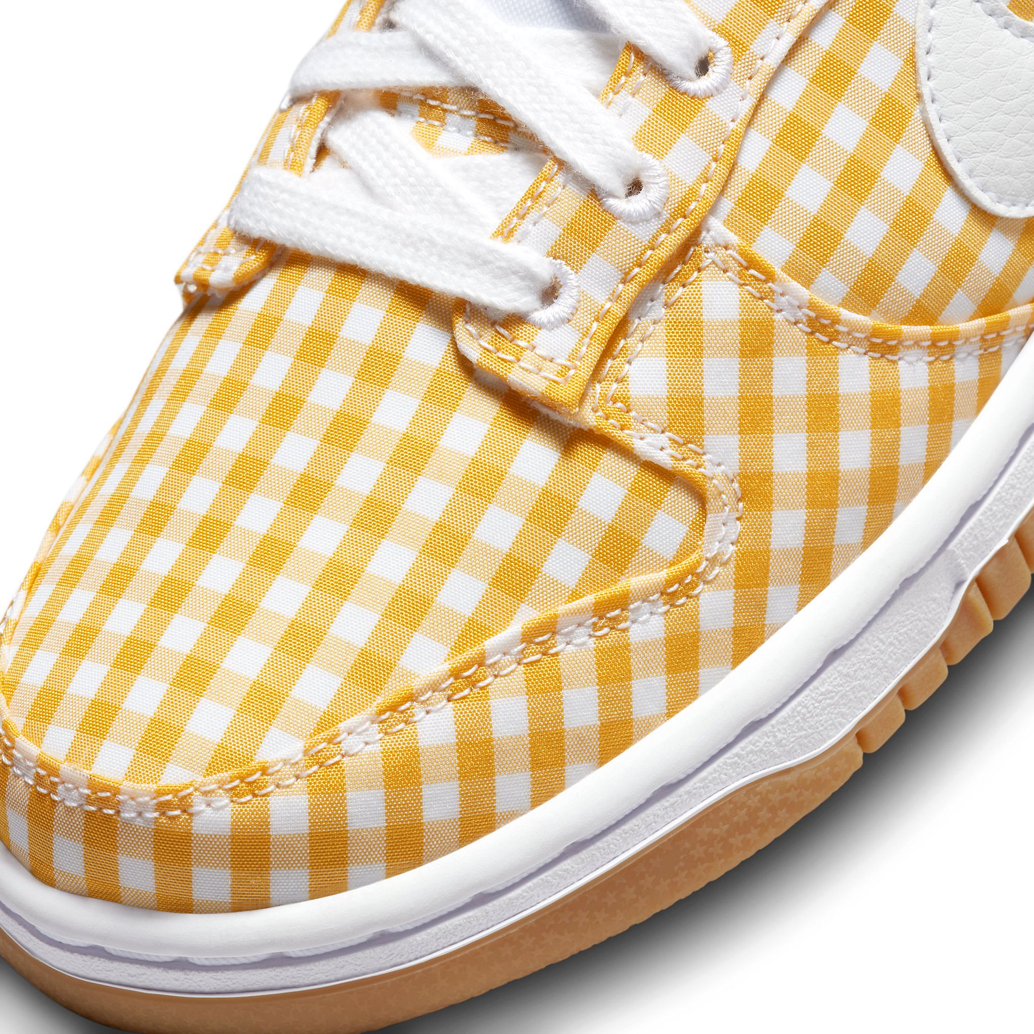  NIKE DUNK LOW YELLOW GINGHAM DZ2777-700 