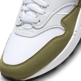  NIKE AIR MAX 1 WHITE BLACK MEDIUM OLIVE FD9082-102 