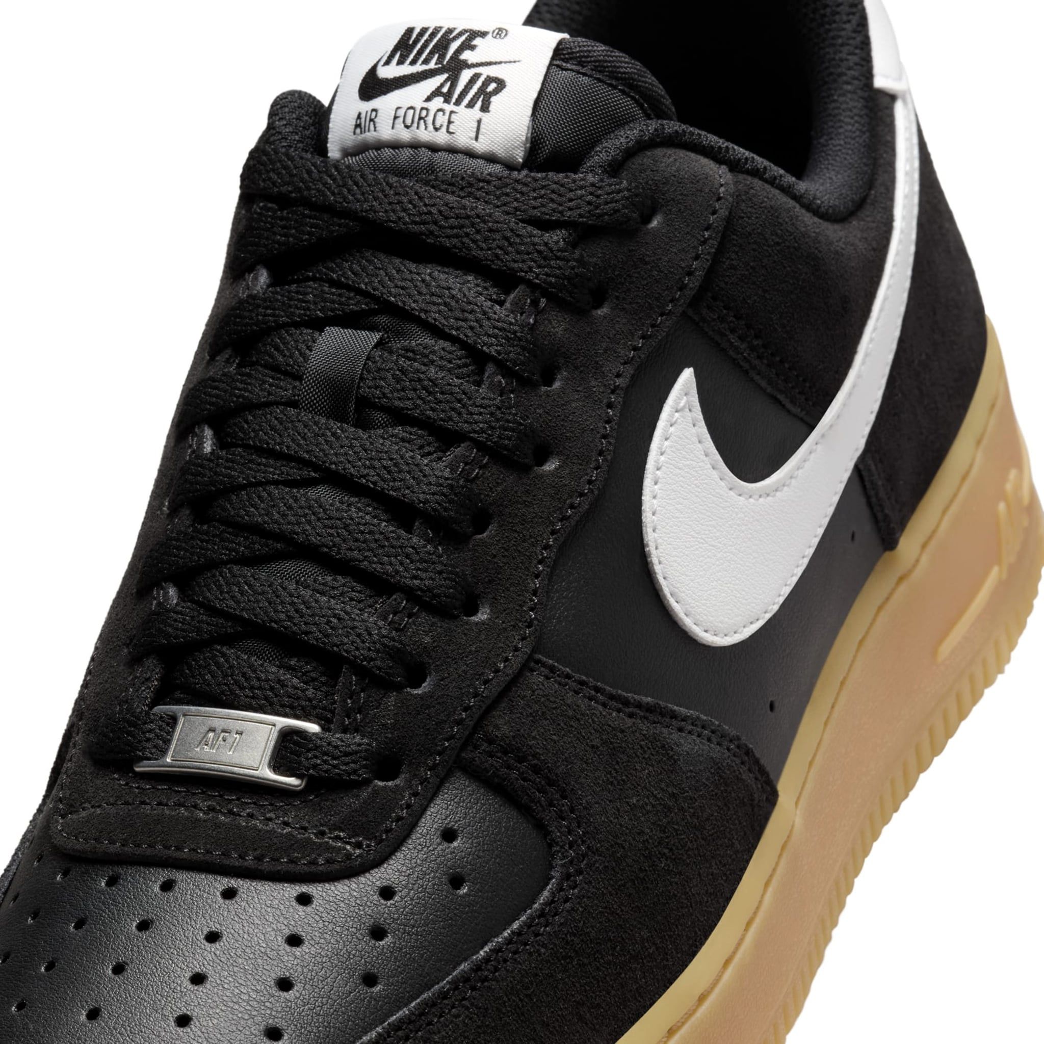  NIKE AIR FORCE 1 07 LV8 BLACK SUMMIT WHITE GUM FQ8714-004 