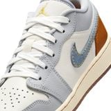  NIKE AIR JORDAN 1 LOW REPAIRED DENIM SWOOSH GS FZ5046-041 