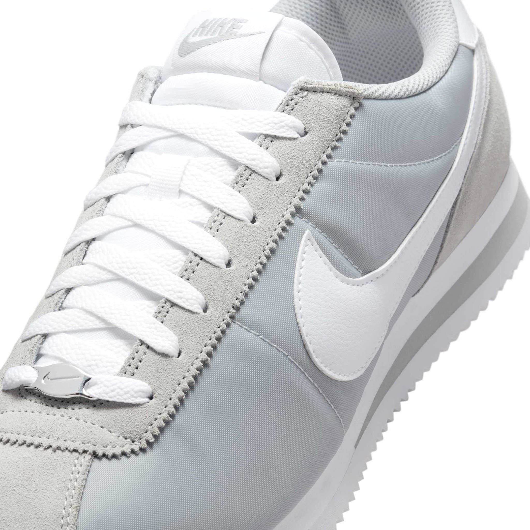  NIKE CORTEZ TEXTILE FLAT SILVER WHITE HF0263-002 