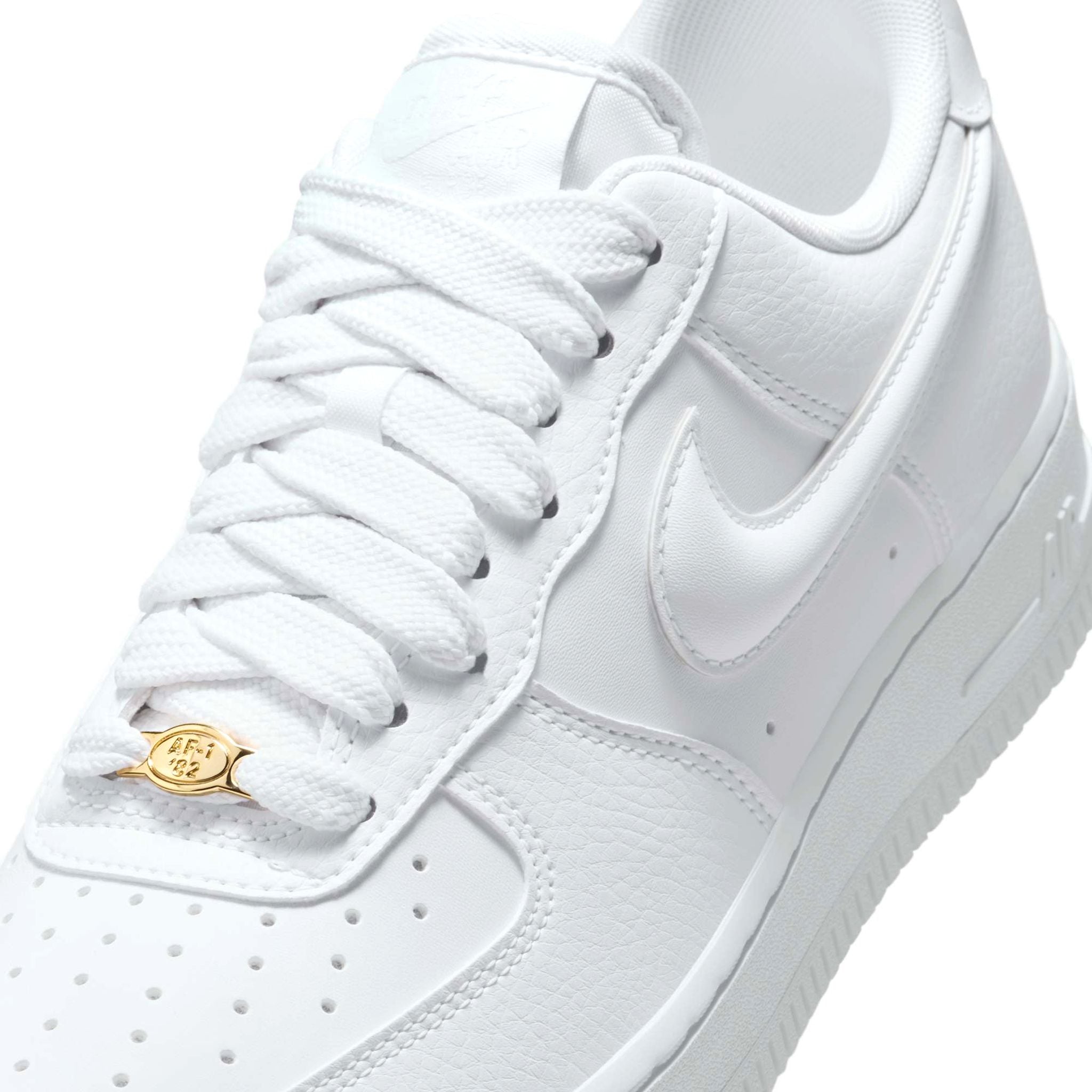  NIKE AIR FORCE 1 07 NEXT NATURE TRIPLE WHITE BULBOUS SWOOSH HF2014-100 