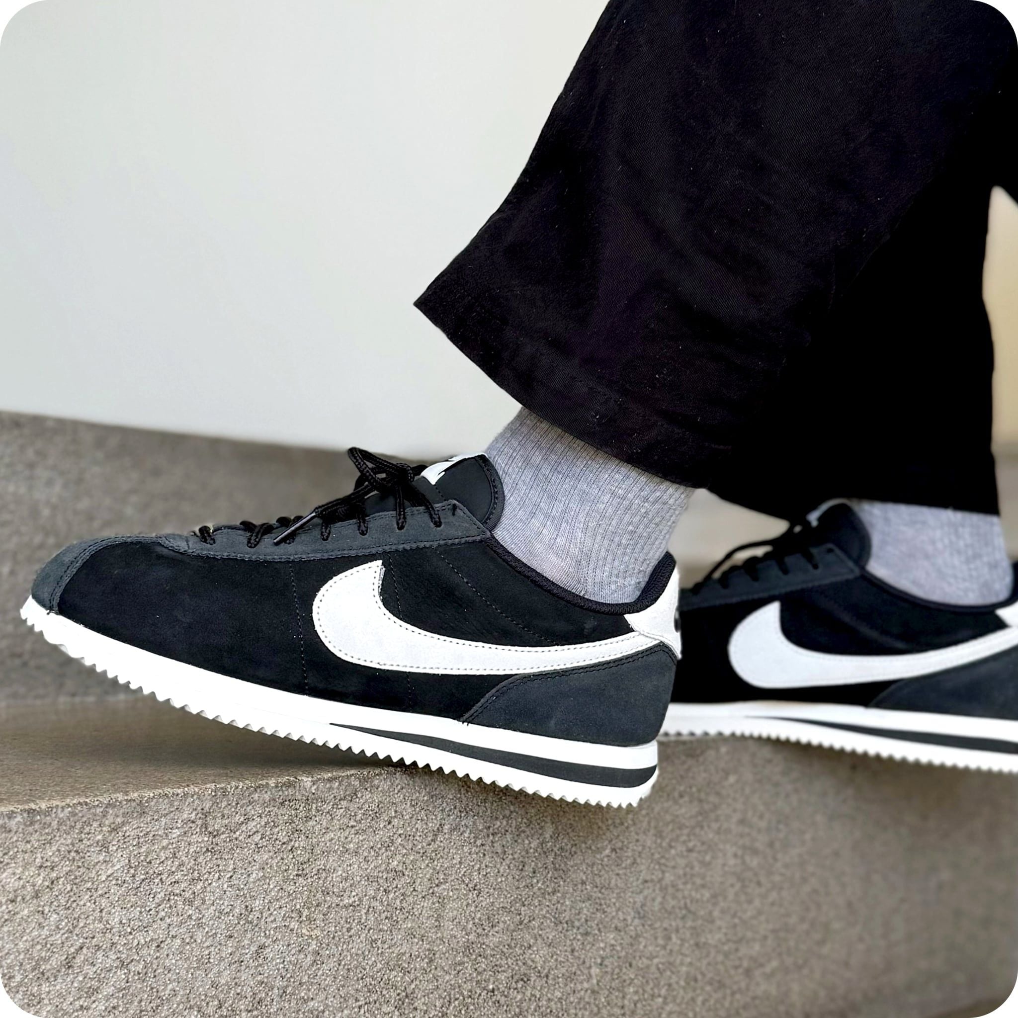  NIKE CORTEZ PREMIUM BLACK SAIL HV4456-001 