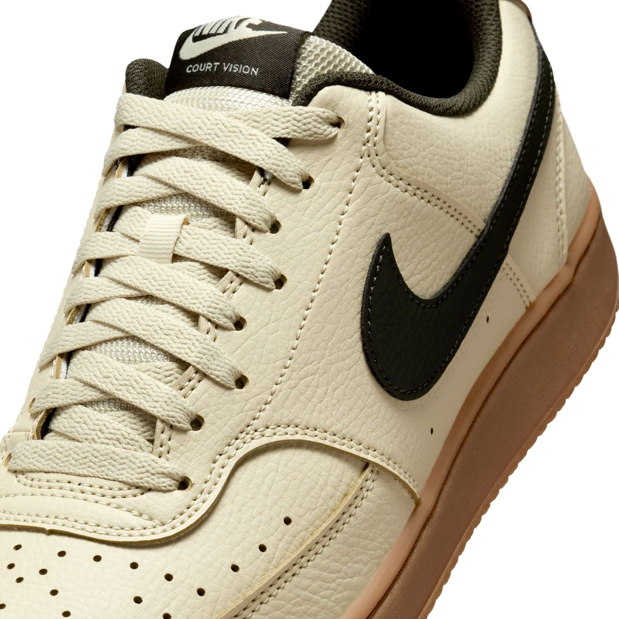  NIKE COURT VISION LOW LIGHT KHAKI GREEN GUM HV4506-200 