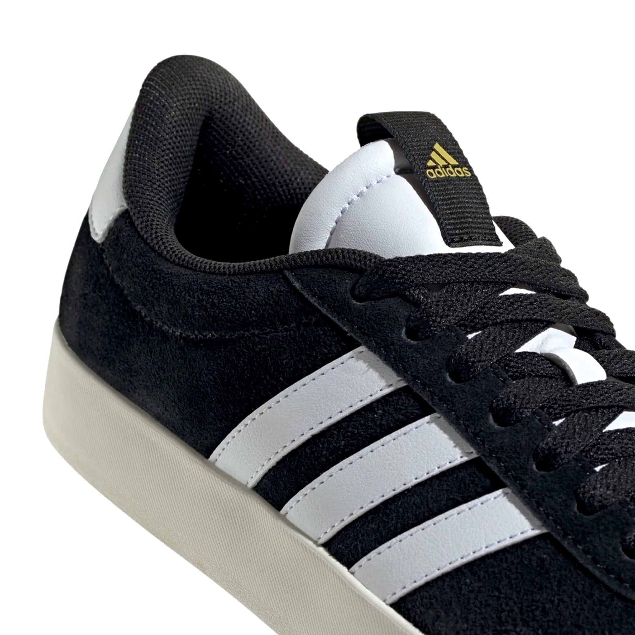  ADIDAS VL COURT 3.0 CORE BLACK CLOUD WHITE GOLD METALLIC ID6279 