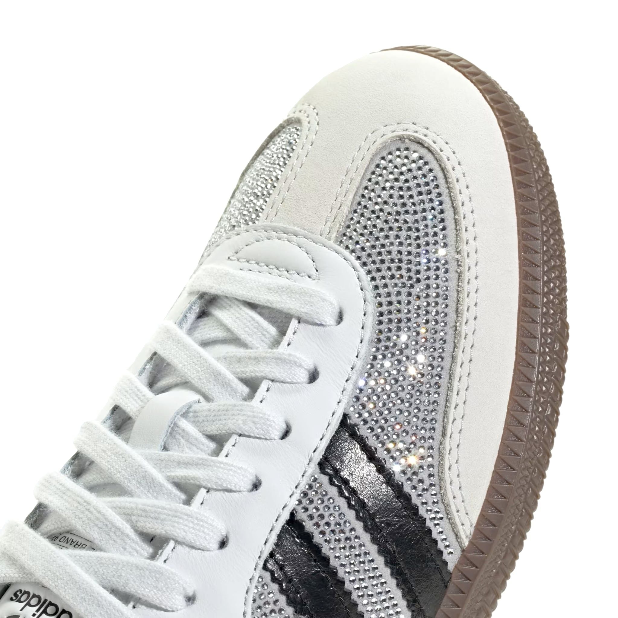  ADIDAS SAMBA OG RHINESTONE CRYSTAL WHITE SILVER IH9055 