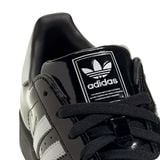  ADIDAS SUPERSTAR II BLACK WHITE PATENT JH7756 