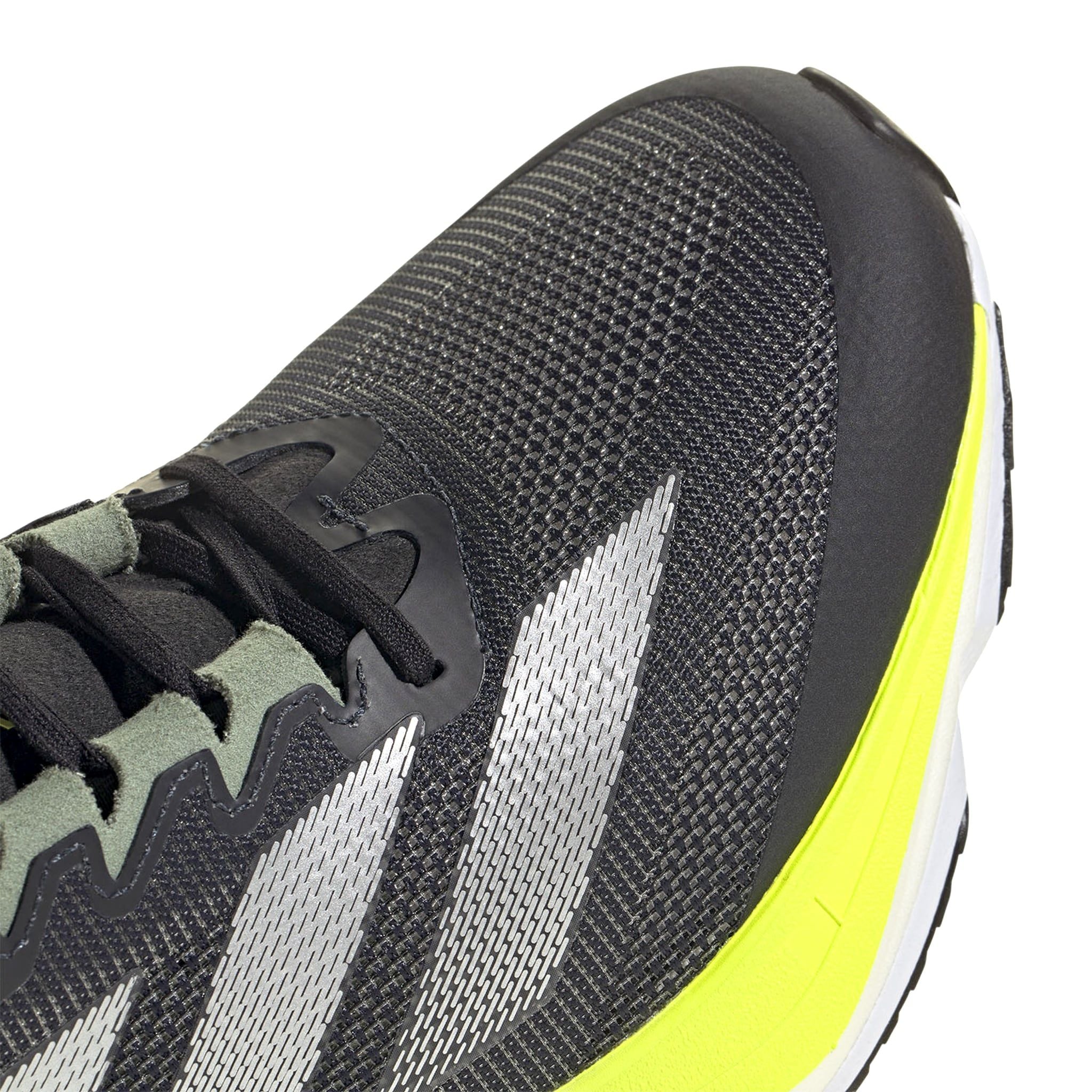  ADIDAS ADIZERO BOSTON 12 AURORA INK SILVER METALLIC PULSE LIME JI4477 