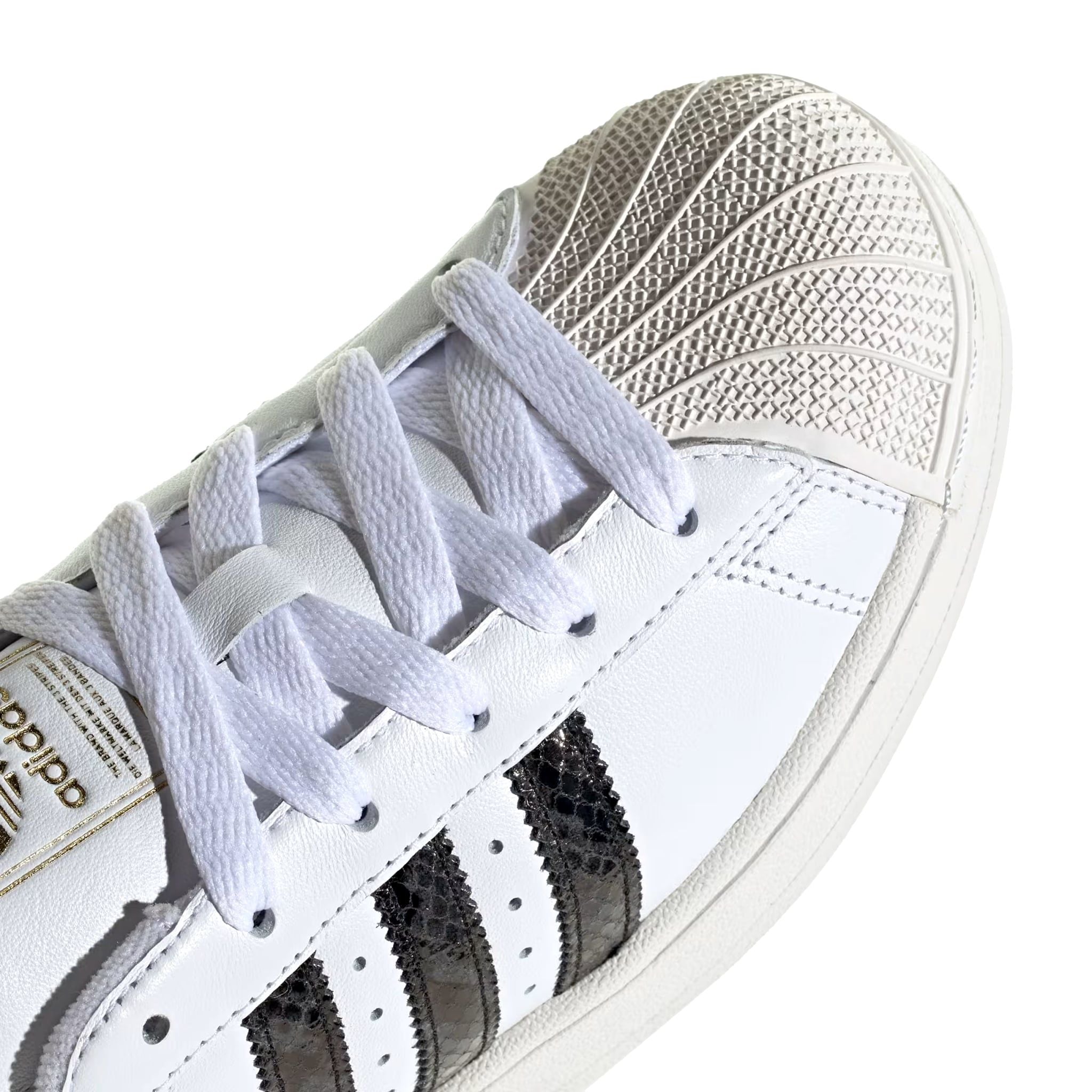  ADIDAS SUPERSTAR II SNAKESKIN STRIPES WHITE JP8162 