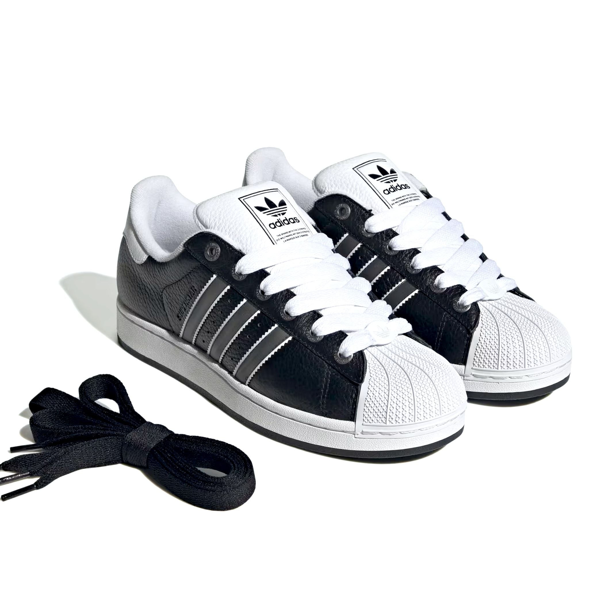  ADIDAS SUPERSTAR II CORE BLACK MATTE SILVER CLOUD WHITE JQ3209 