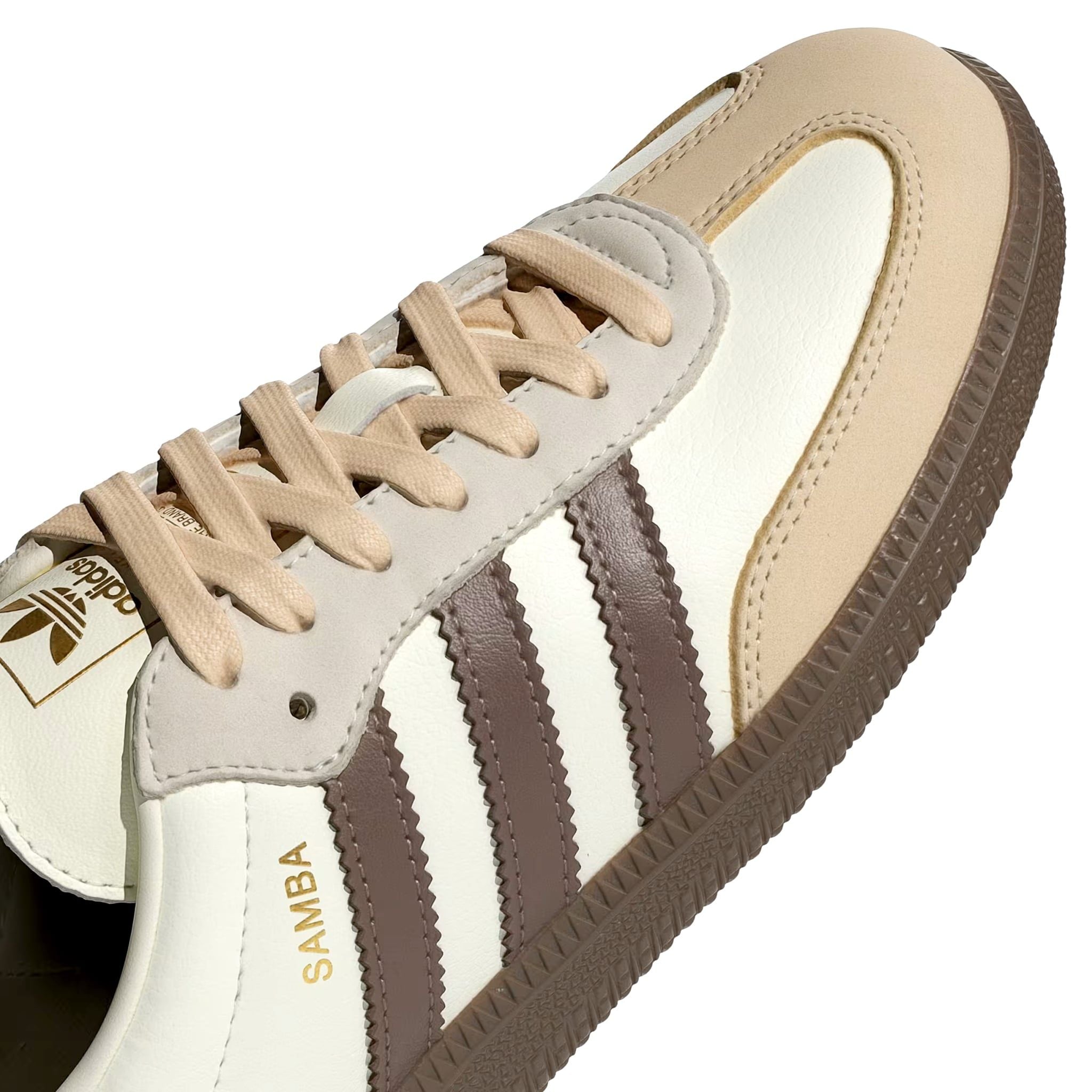  ADIDAS SAMBA OG OFF WHITE EARTH STRATA GUM JR8842 