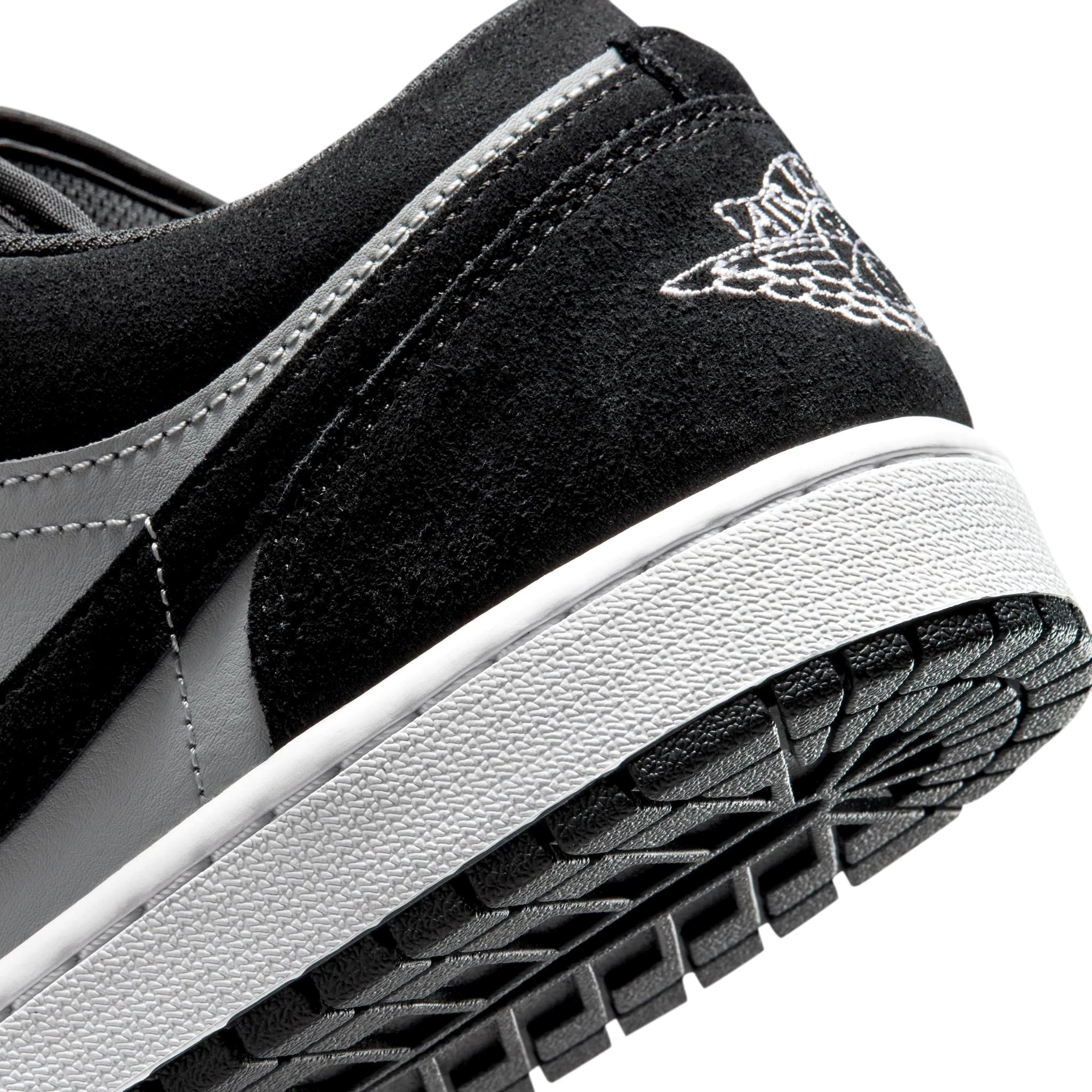  AIR JORDAN 1 LOW BLACK LIGHT SMOKE GREY 553558-048 