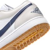 NIKE AIR JORDAN 1 LOW MIDNIGHT NAVY NEUTRAL GREY 553558-146 
