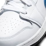  NIKE AIR JORDAN 1 MID WHITE COURT PURPLE TEAL 554725-128 