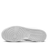  NIKE AIR JORDAN 1 MID TRIPLE WHITE 2023 GS 554725-136 