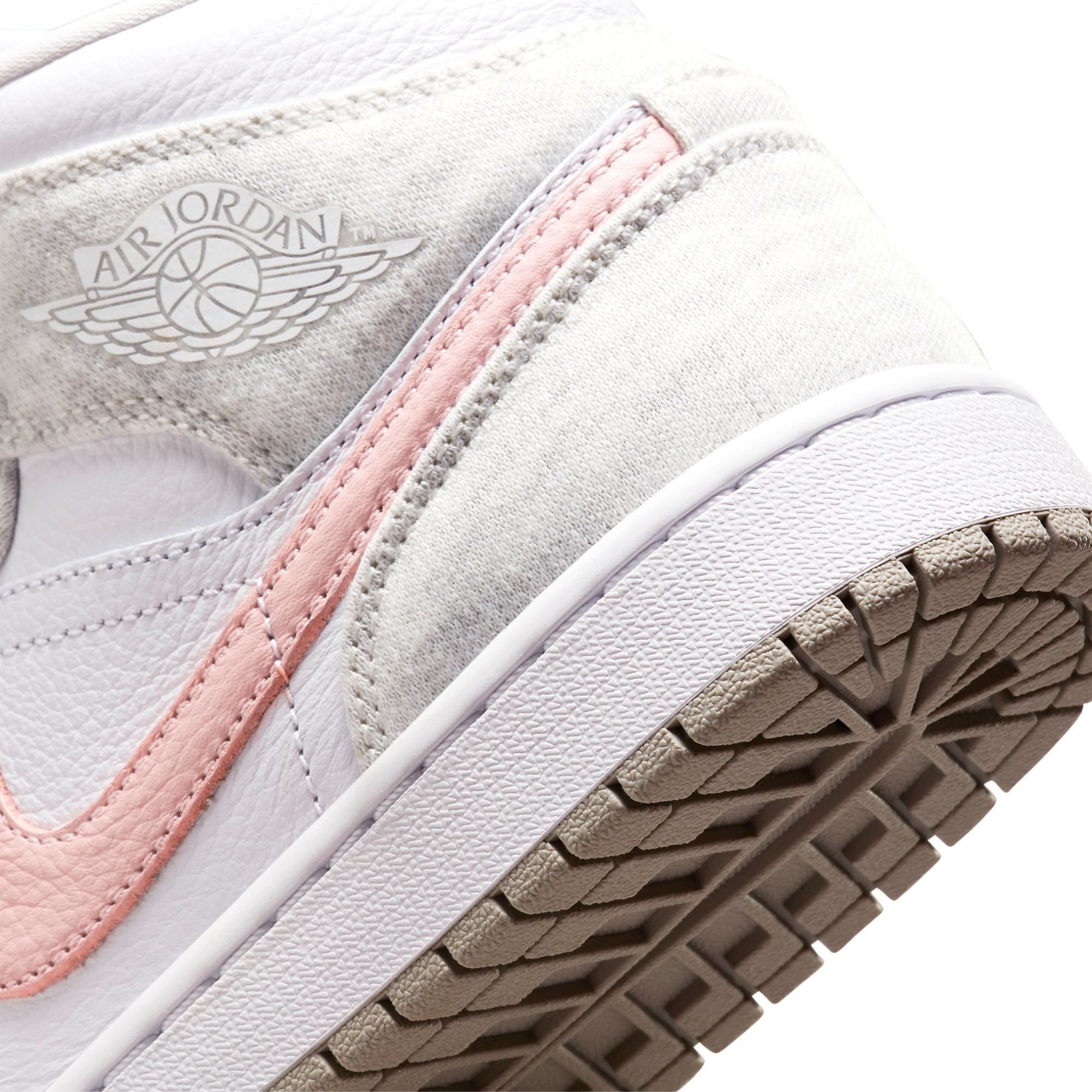  NIKE AIR JORDAN 1 MID SE WHITE LIGHT IRON ORE DN4045-001 