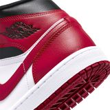  NIKE AIR JORDAN 1 MID ALTERNATE BRED TOE W BQ6472-079 
