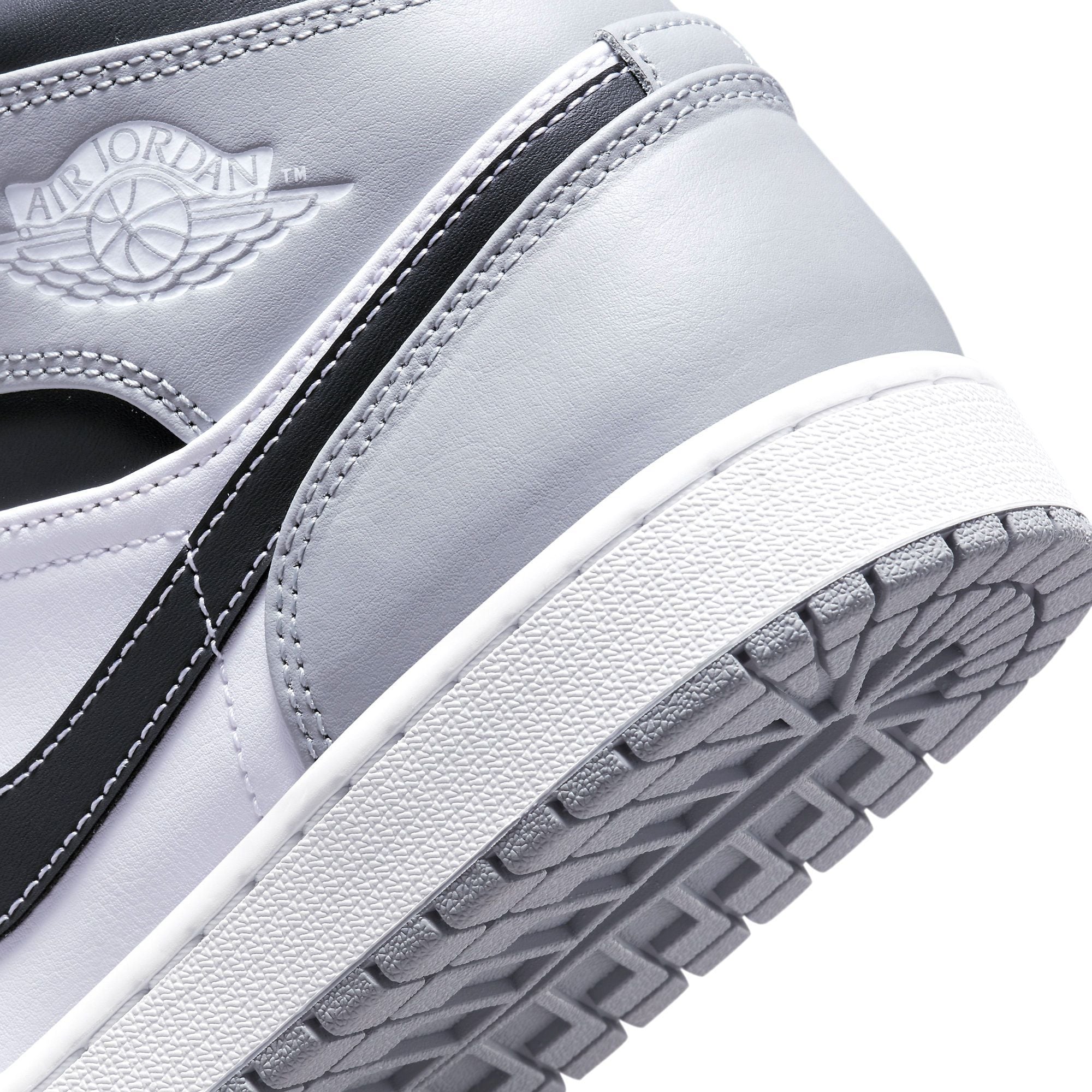  NIKE AIR JORDAN 1 MID LIGHT SMOKE GREY ANTHRACITE 554724-078 