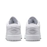  NIKE AIR JORDAN 1 LOW TRIPLE WHITE GS 553560-136 