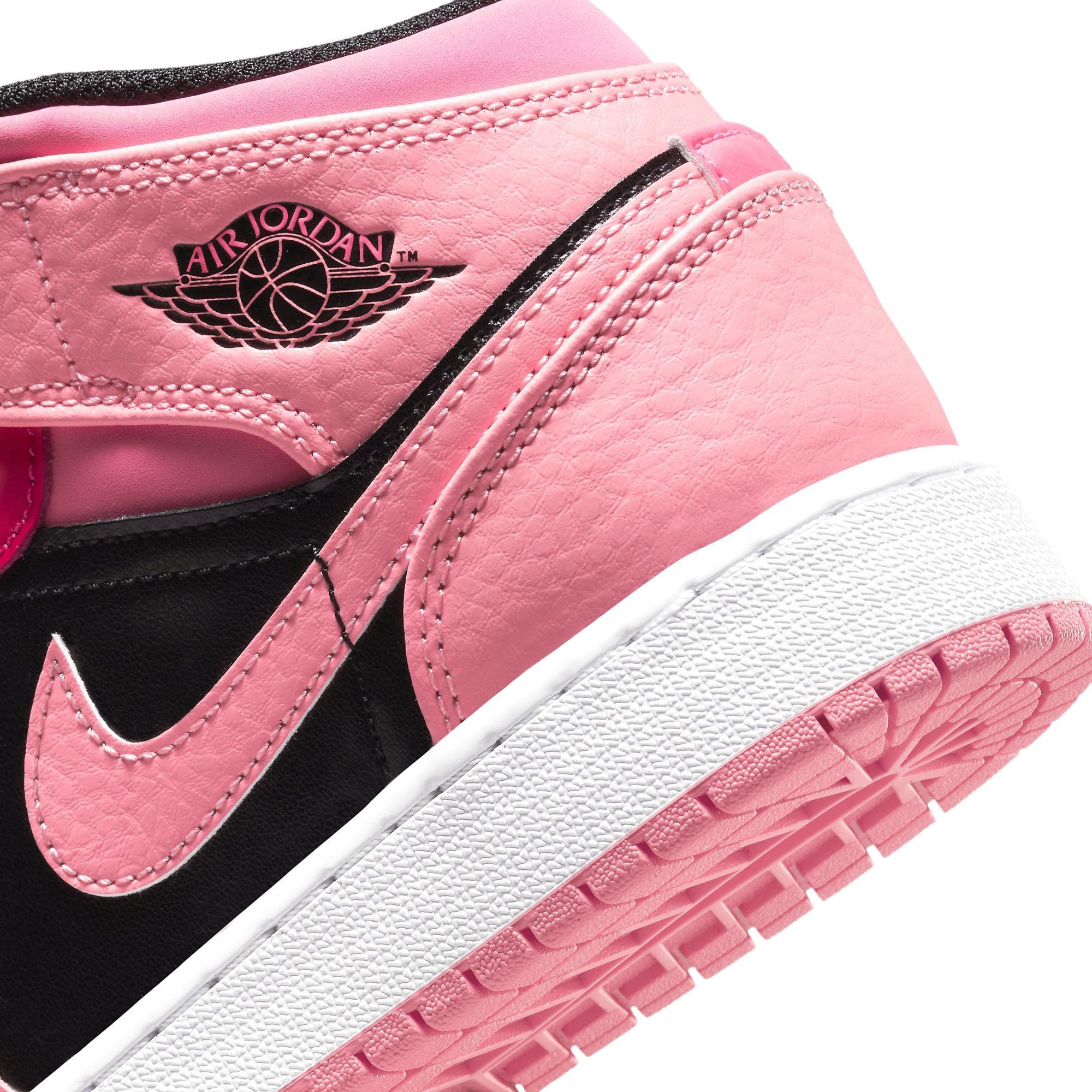  NIKE AIR JORDAN 1 MID GS CORAL CHALK 554725-662 