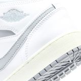  NIKE AIR JORDAN 1 MID NEUTRAL GREY GS 554725-135 