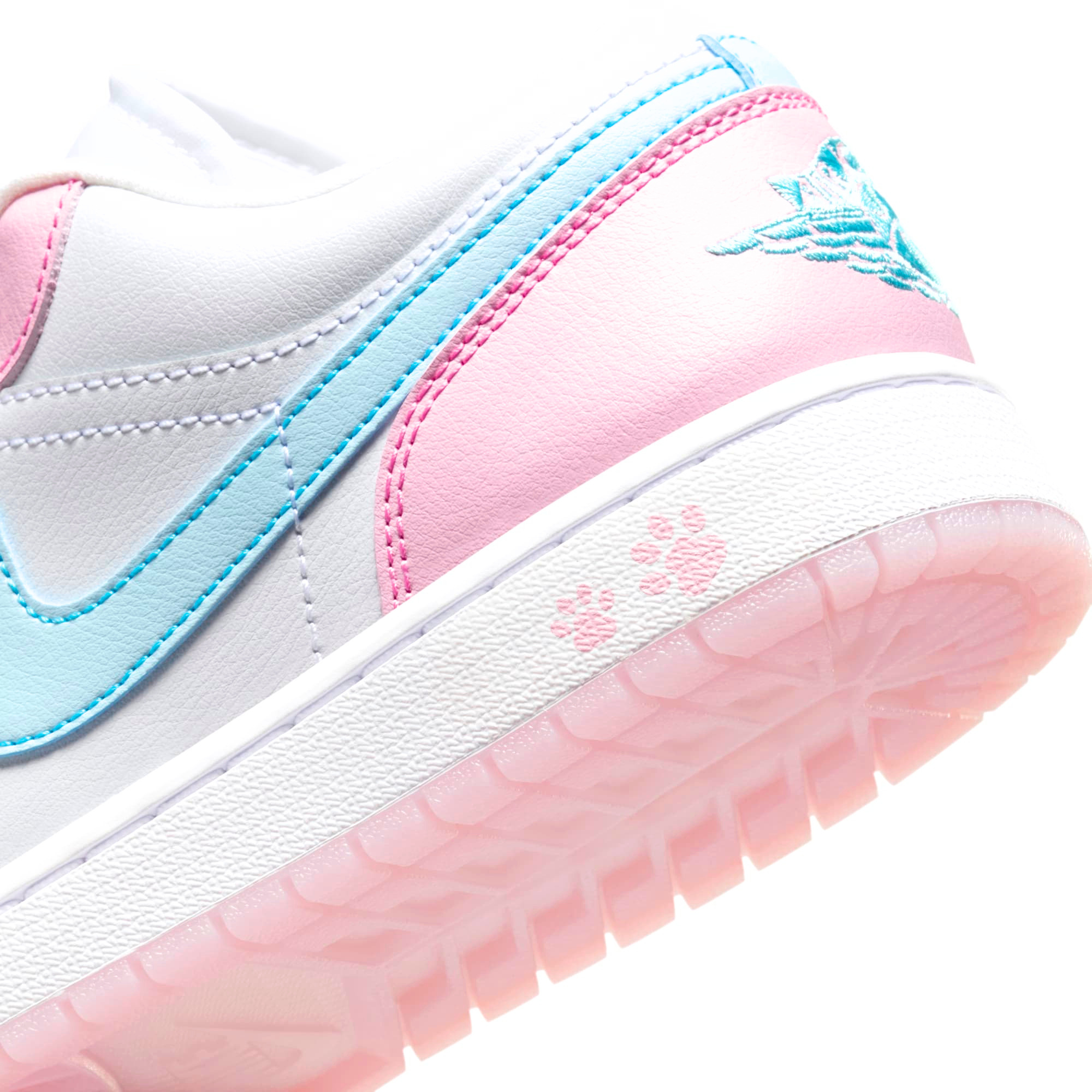  NIKE AIR JORDAN 1 LOW SE PAW PRINT PINK FOAM HM3706-141 