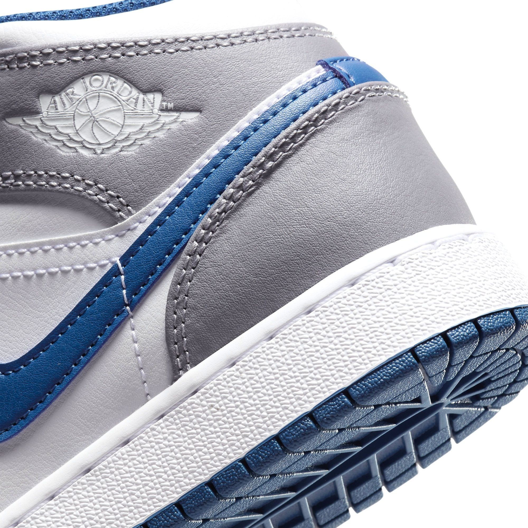  NIKE AIR JORDAN 1 MID CEMENT GREY GS DQ8423-014 
