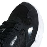  ADIDAS FALCON CORE BLACK CLOUD WHITE B28129 