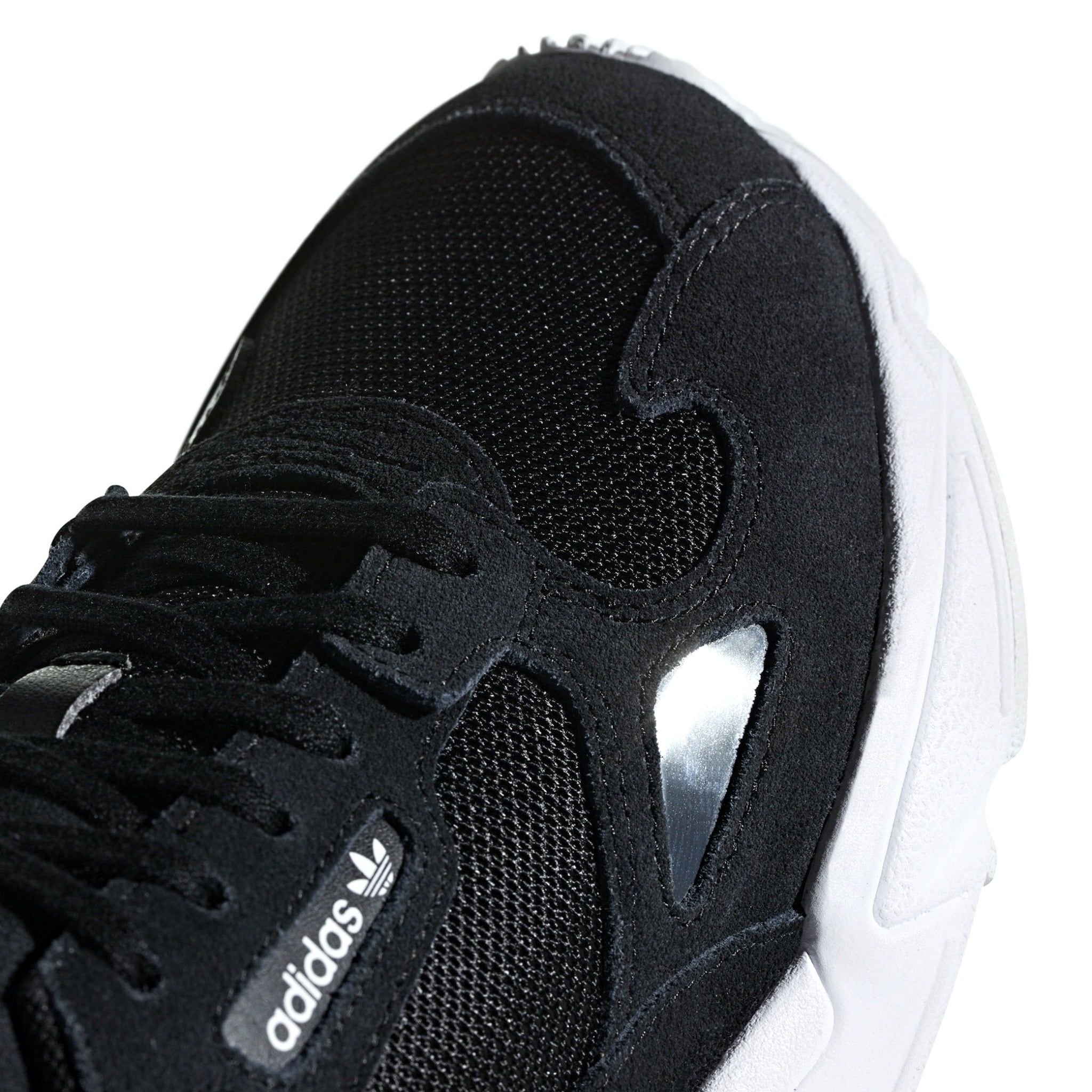  ADIDAS FALCON CORE BLACK CLOUD WHITE B28129 