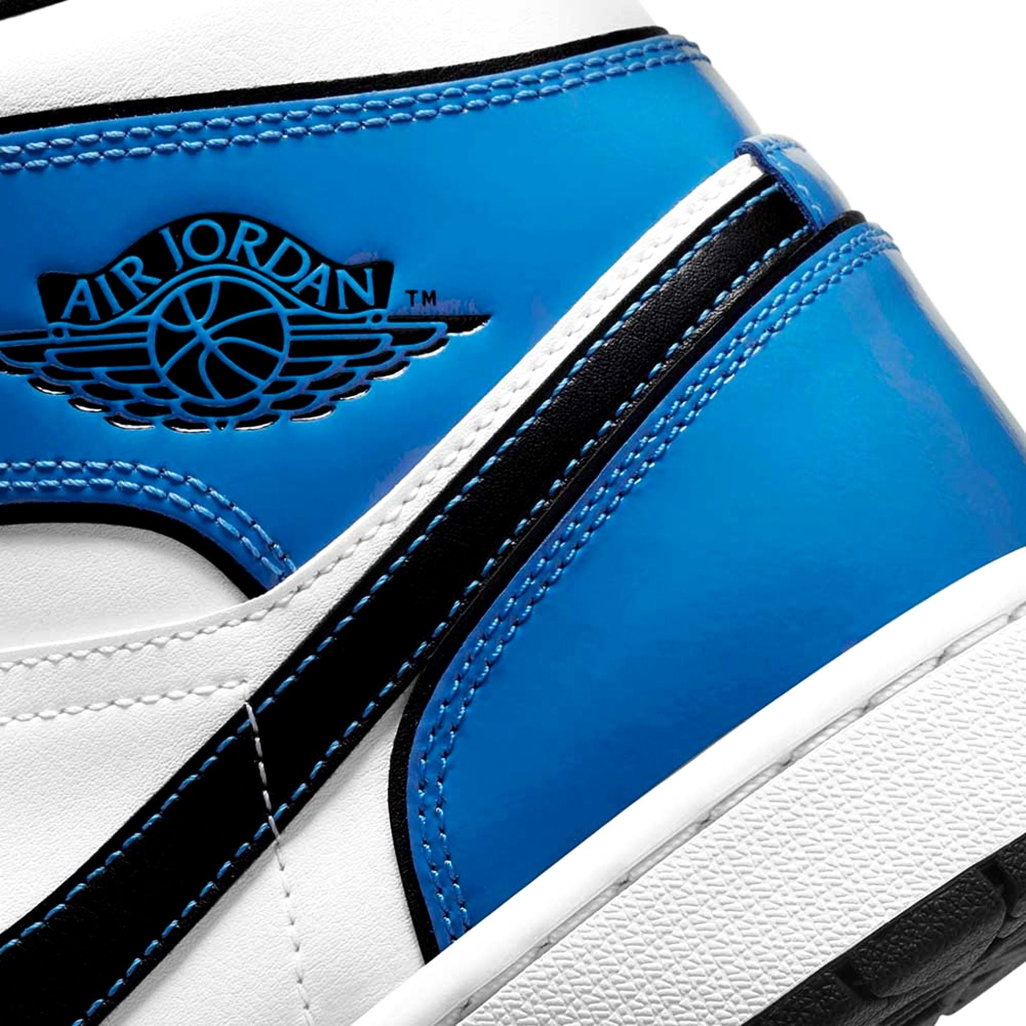  NIKE AIR JORDAN 1 MID SIGNAL BLUE WOMEN BQ6931-402 