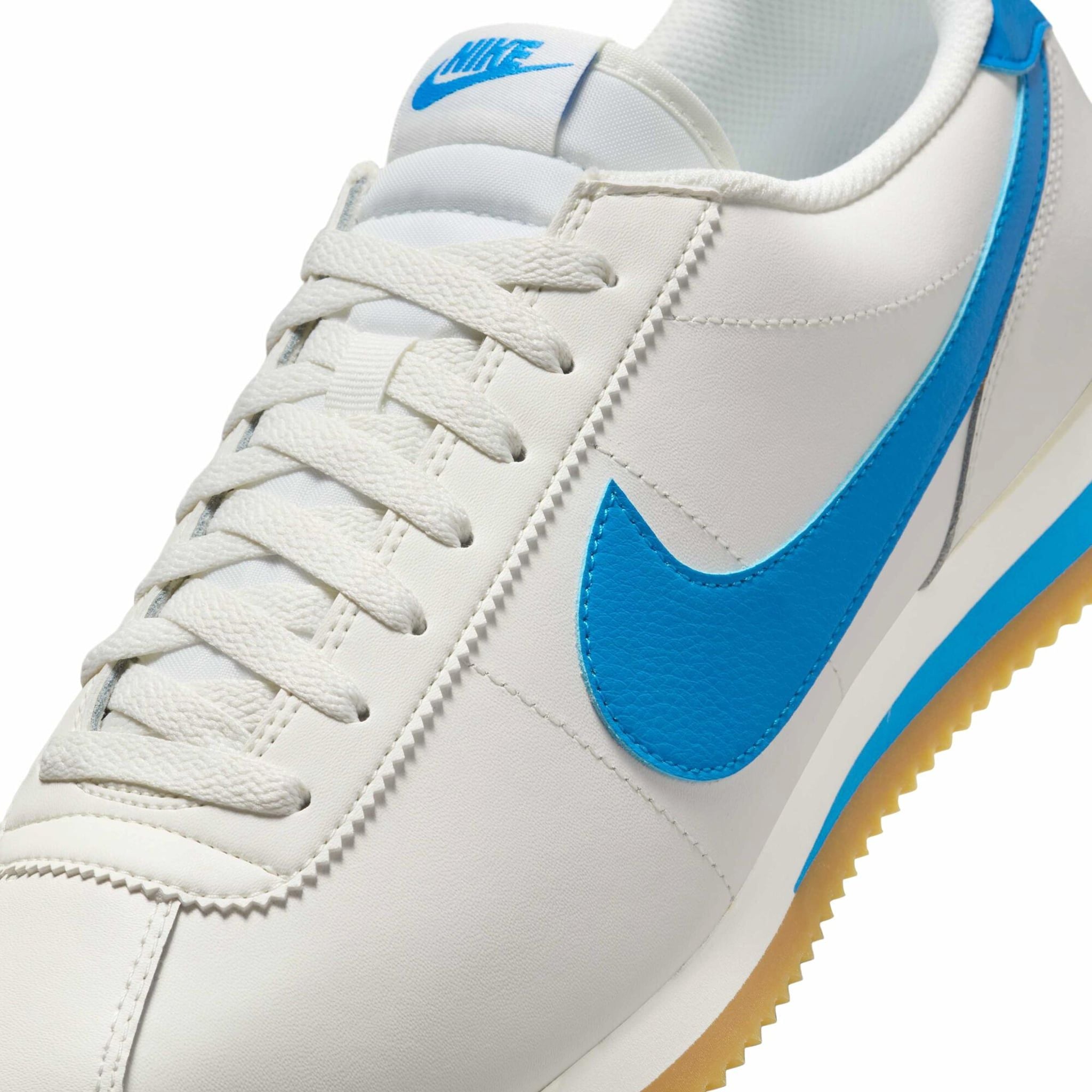  NIKE CORTEZ LEATHER SAIL GUM YELLOW UNIVERSITY RED DM4044-112 