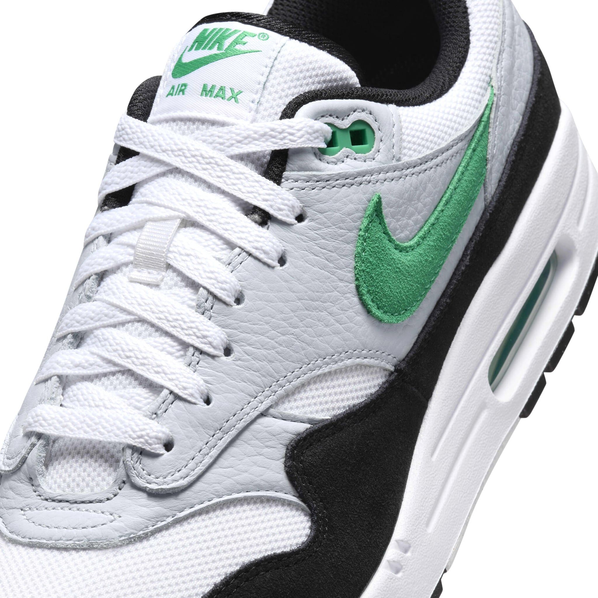  NIKE AIR MAX 1 WHITE BLACK STADIUM GREEN FN6952-100 