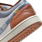  NIKE AIR JORDAN 1 LOW REPAIRED DENIM SWOOSH FZ5042-041 