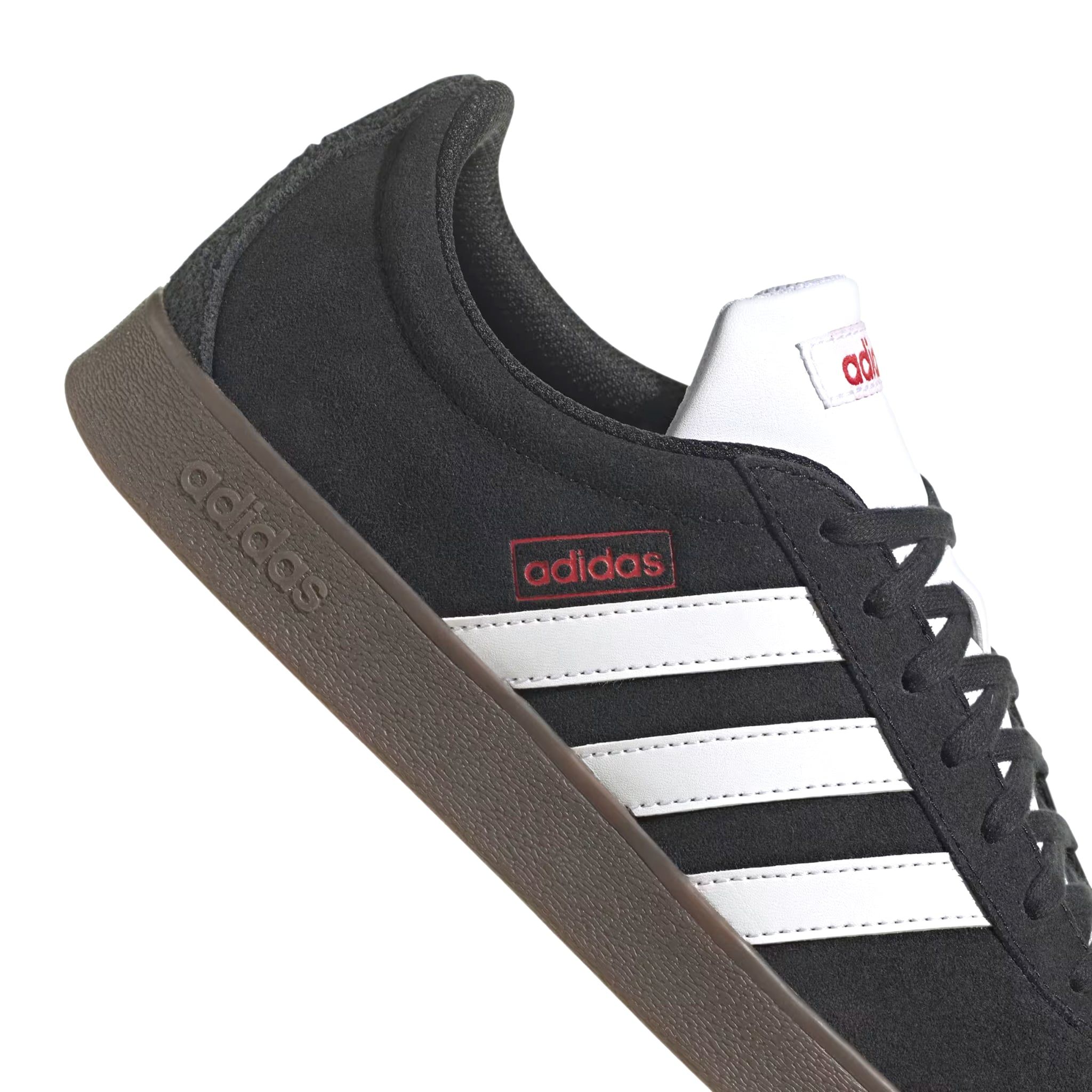  ADIDAS VL COURT 2.0 CORE BLACK CLOUD WHITE BETTER SCARLET HQ1801 