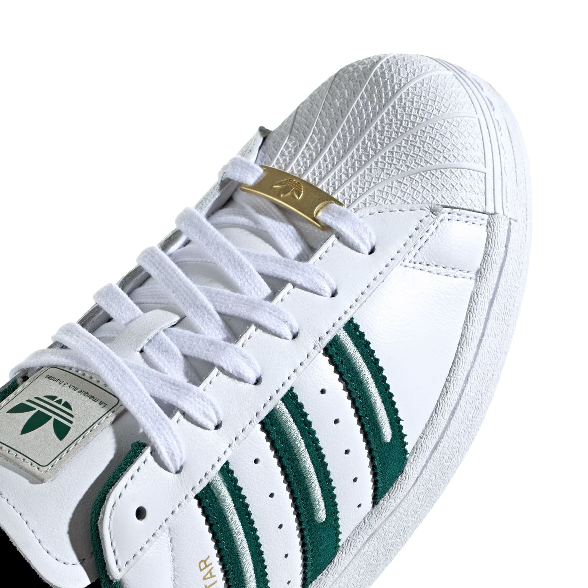  ADIDAS SUPERSTAR CLOUD WHITE COLLEGIATE GREEN ID1374 