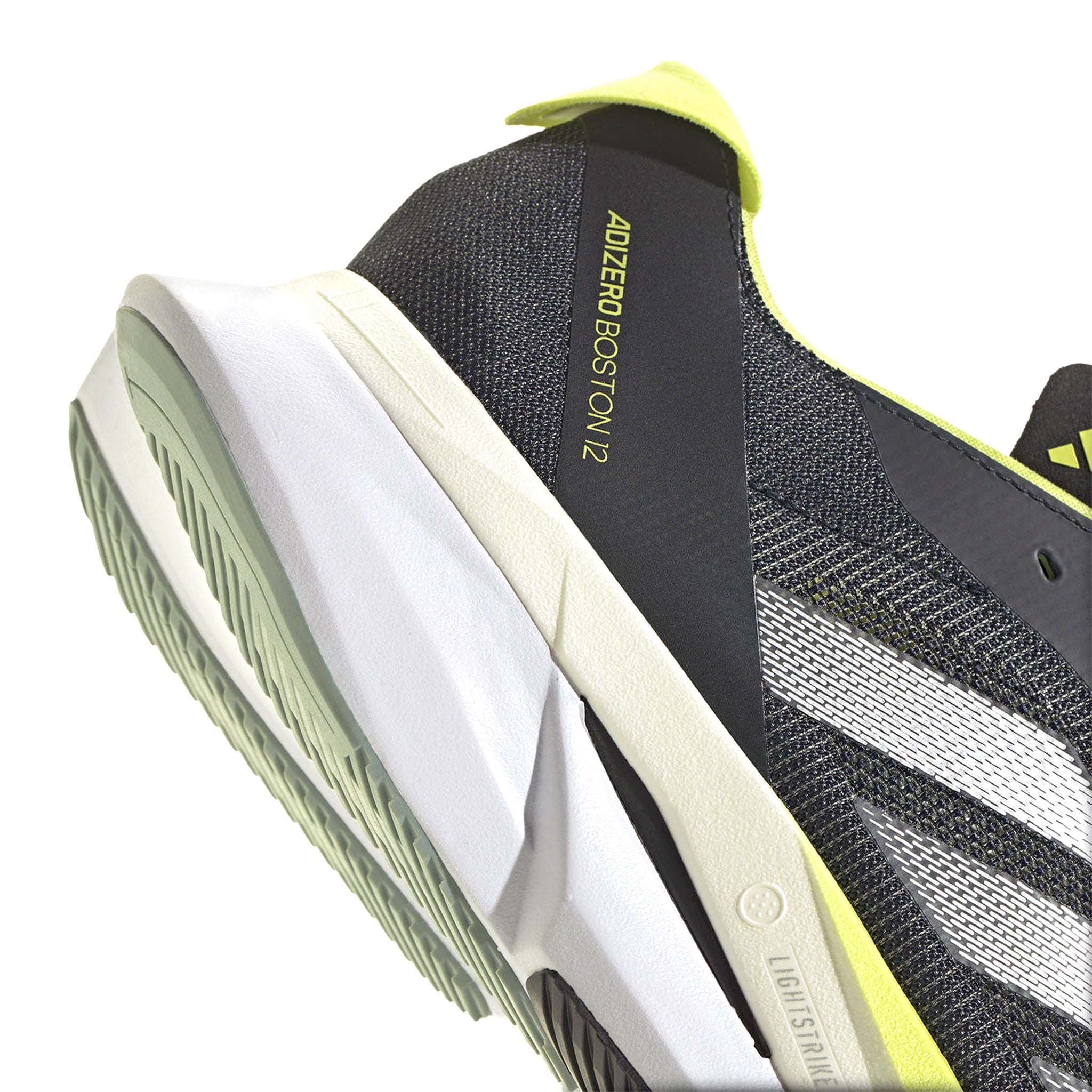  ADIDAS ADIZERO BOSTON 12 AURORA INK SILVER METALLIC PULSE LIME JI4477 