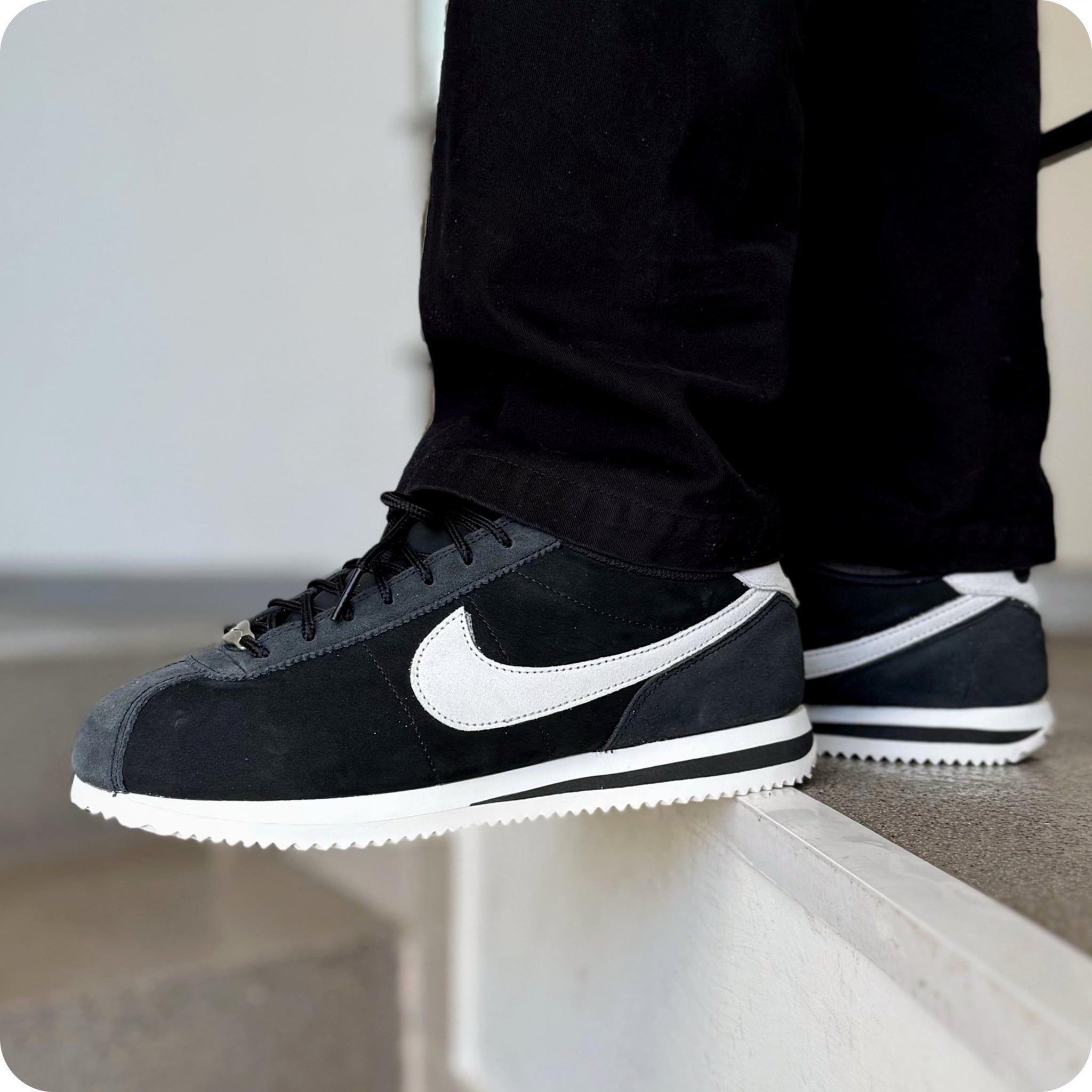  NIKE CORTEZ PREMIUM BLACK SAIL HV4456-001 