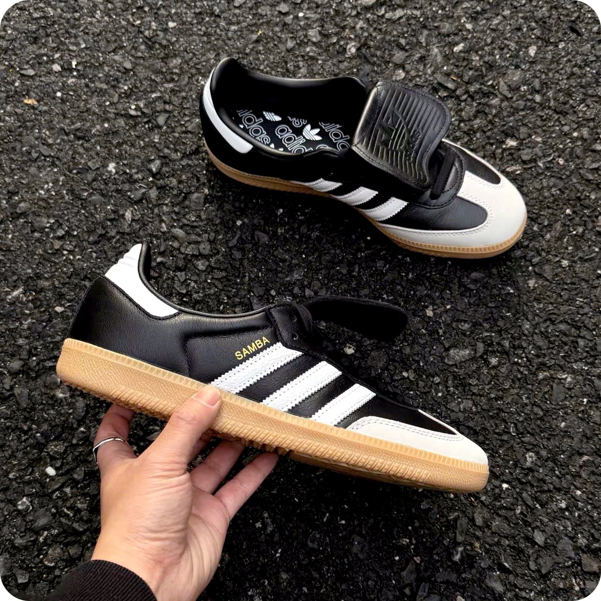  ADIDAS SAMBA LT BLACK WHITE IG2010 