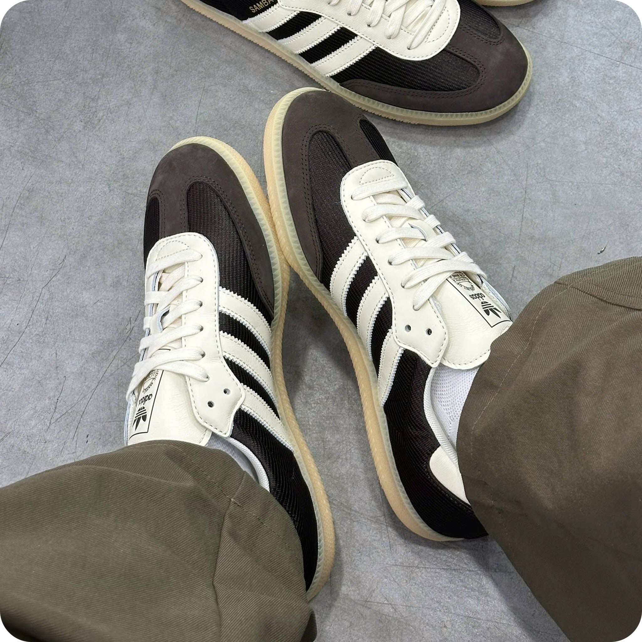  ADIDAS SAMBA OG AURORA COFFEE CREAM WHITE IH6843 