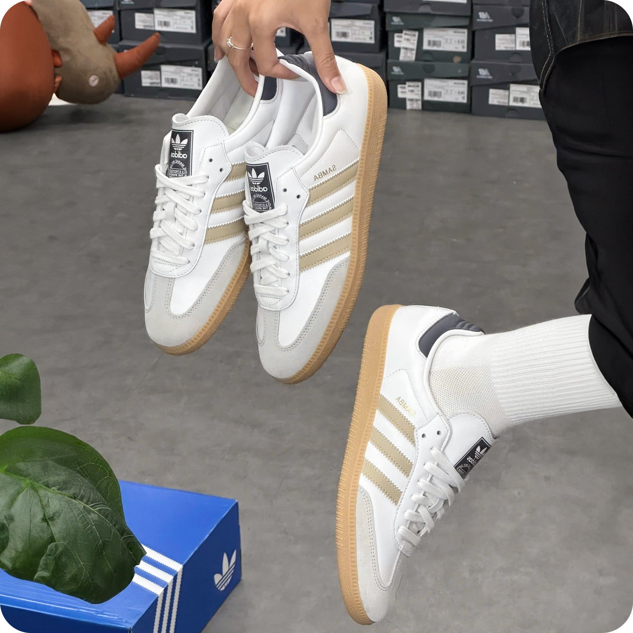  ADIDAS SAMBA OG STONE KHAKI IH6870 