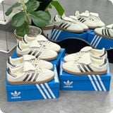  ADIDAS SAMBA LT CREAM METALLIC BLACK GUM JP6143 